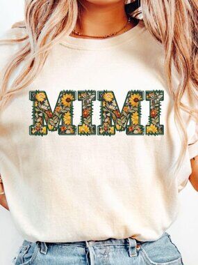 Custom Mimi Shirt, Sunflower Mimi Gifts, Floral Mothers Day Gift